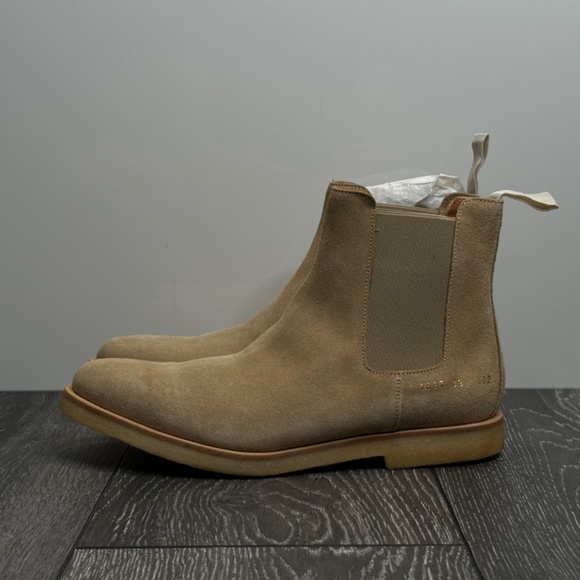 Common Projects - Suede Chelsea Boot in Tan Size 39 - Picture 3 of 8